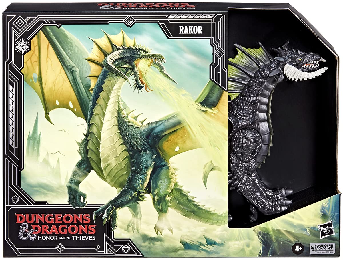 DUNGEONS & DRAGONS — Figurine articulée Dragon Noir Rakor 28 cm – Image 3