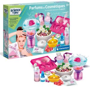Clementoni-52567-Parfums & cosmétiques-Jeu Scientifique-Version française-8 Ans et Plus-Fabriqué en Italie Multicolore