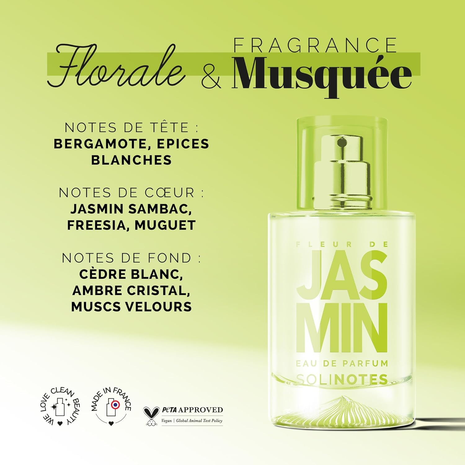 SOLINOTES Fleur de Jasmin — Eau de parfum femme 50 ml – Image 3