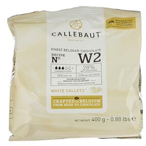 Callebaut Bundle - Chocolat de Couverture au Lait, Noir & Blanc Belge - Finest Belgian Chocolate (Callets) Lot de 3 x 400g