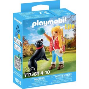 JEUNE FILLE +CHIEN DE MONTAGNE PLAYMOBIL PLL71738