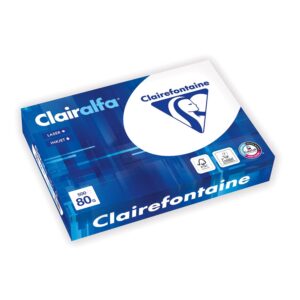 Alternative view of Clairefontaine - Réf. 1929C – 2500 feuilles de papier blanc au format A4 - Clairalfa 80 g/m² – Carton contenant 5 ramettes de 500 feuilles – Couleur : Blanc (171 CIE)