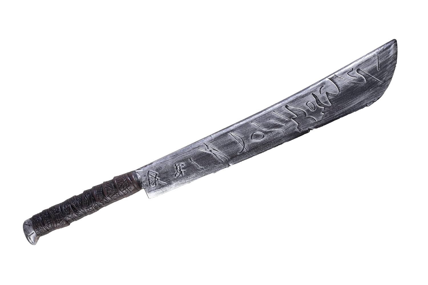 P'tit Clown - Machette Factice en Plastique - Accessoire Effrayant pour Halloween, Déguisements de Tueur, Cosplay, et Soirées à Thème (Noir)