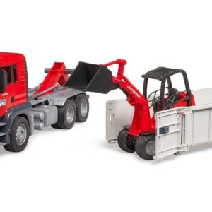 Alternative view of BRUDER 03767 — Camion MAN TGS avec conteneur et chargeuse