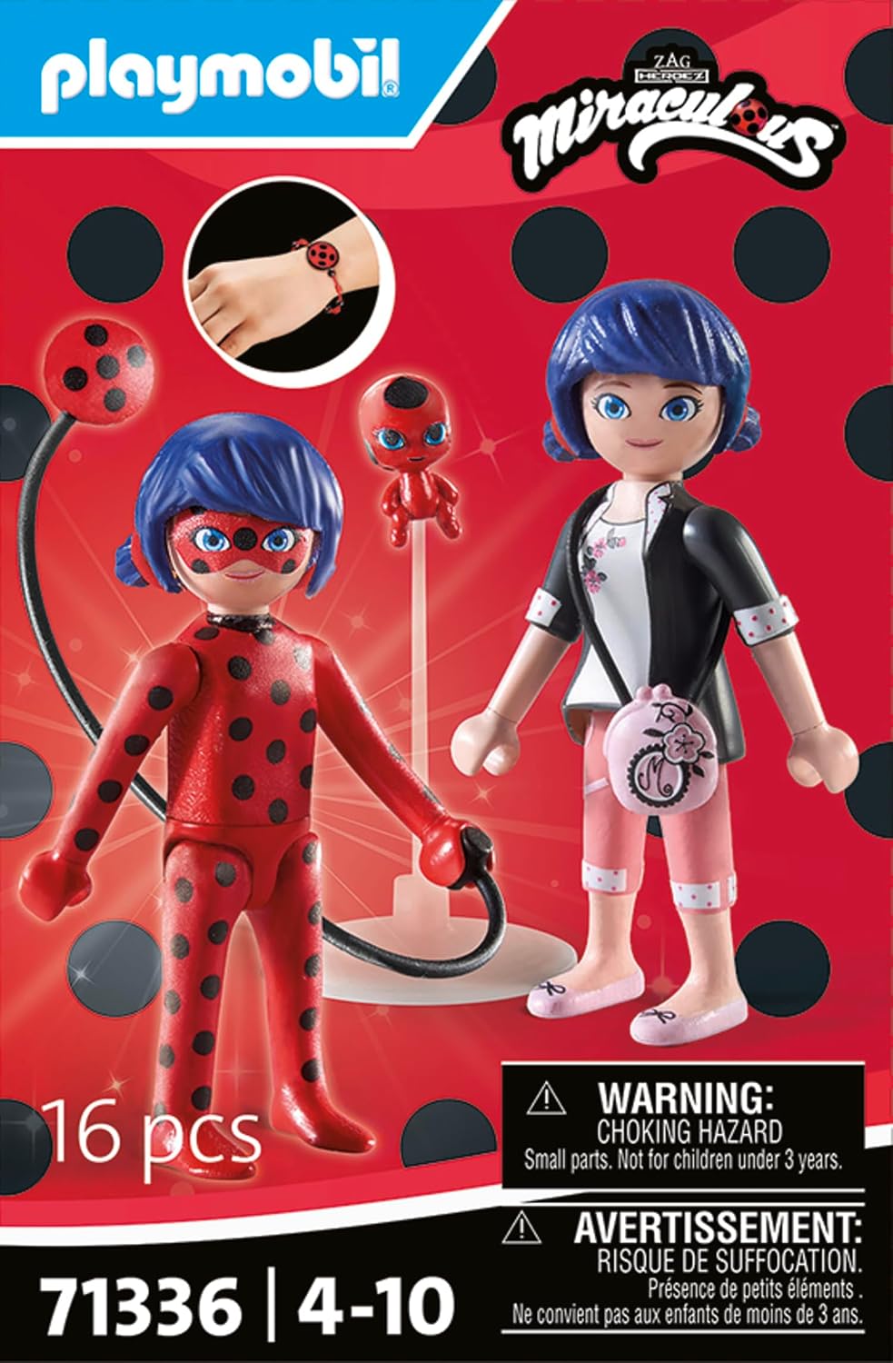 PLAYMOBIL Miraculous 71336 — Marinette & Ladybug avec Tikki – Image 3