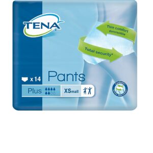 TENA — Lot de 14 culottes absorbantes taille XS