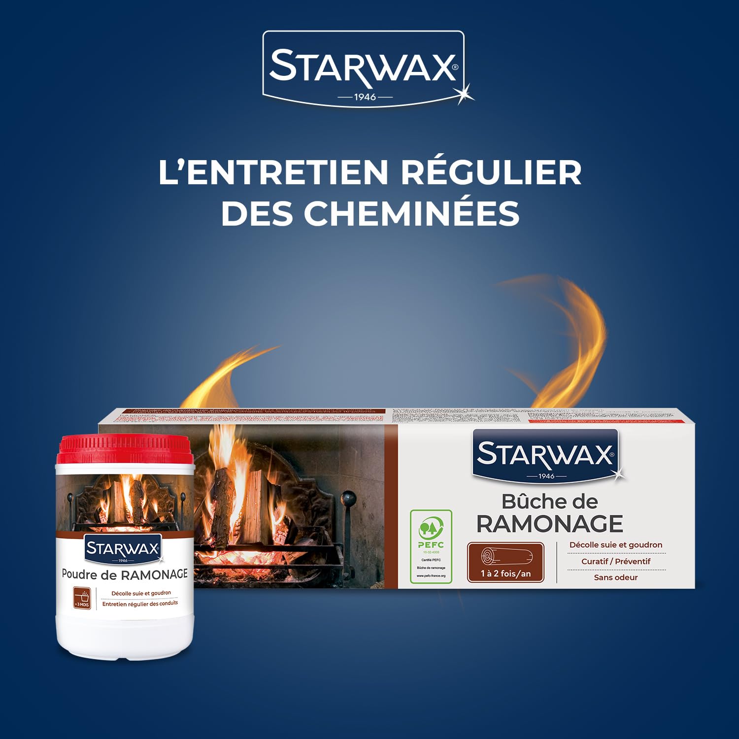STARWAX — Poudre de Ramonage 1kg pour Poêle et Cheminée – Image 4
