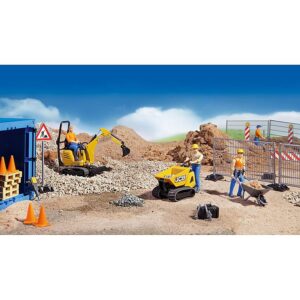 Alternative view of BRUDER — Kit de chantier 1:16 avec clôtures et panneaux