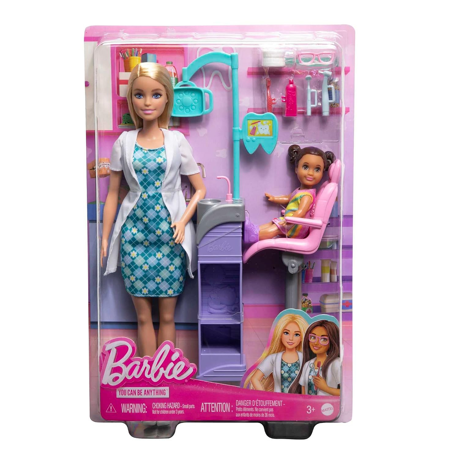 BARBIE Métiers — Coffret Dentiste avec 2 Poupées – Image 5