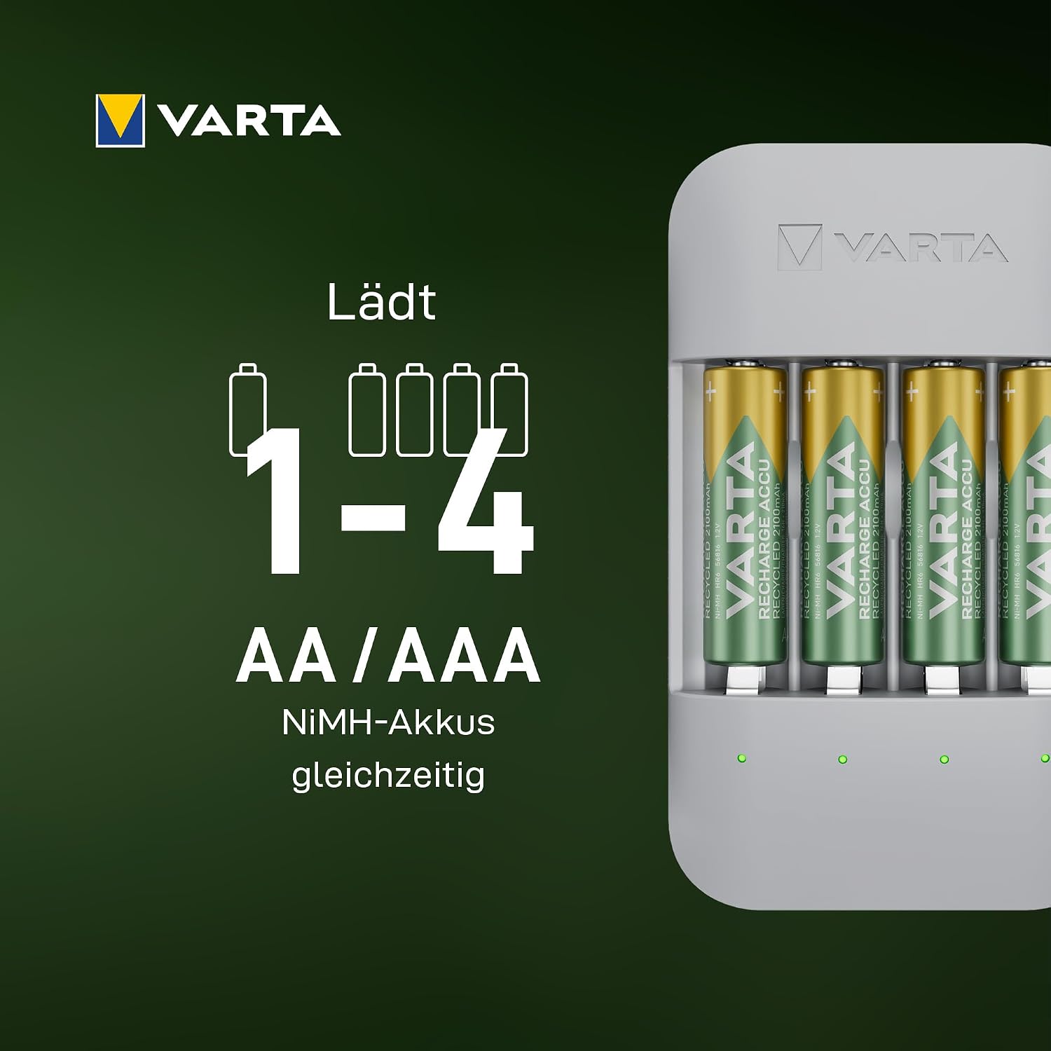 VARTA Eco Charger Pro — Chargeur 4 piles AAA 800mAh – Image 7