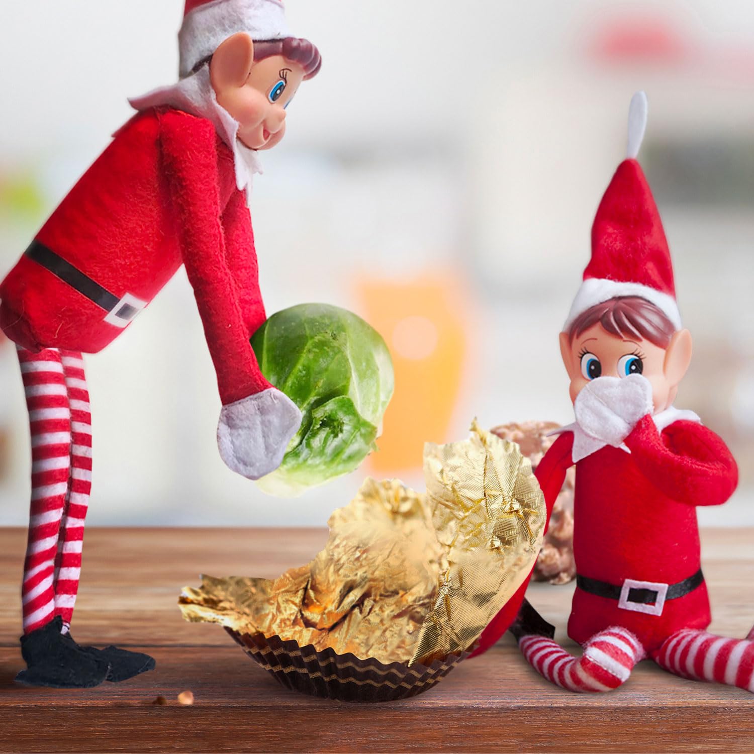 CHAKS — Lot de 2 lutins farceurs de Noël en peluche – Image 6