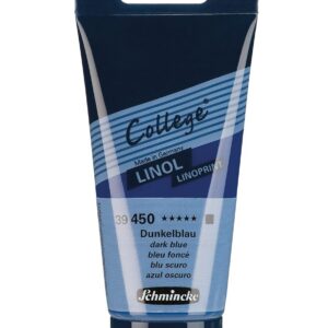 SCHMINCKE College Linol — Encre pour linogravure bleu foncé 75 ml