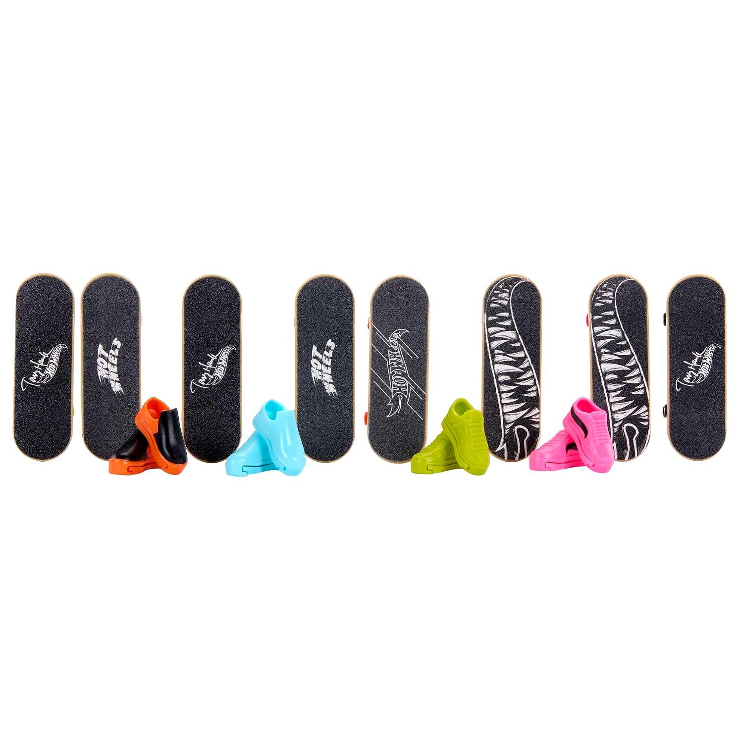 HOT WHEELS Skate Tony Hawk — Pack 8 Fingerboards et 4 chaussures – Image 4