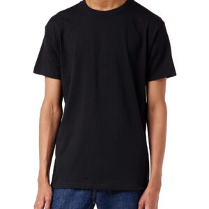 Fruit of the Loom Super Premium Short Sleeve T-Shirt, Noir, M (Lot de 5) Homme