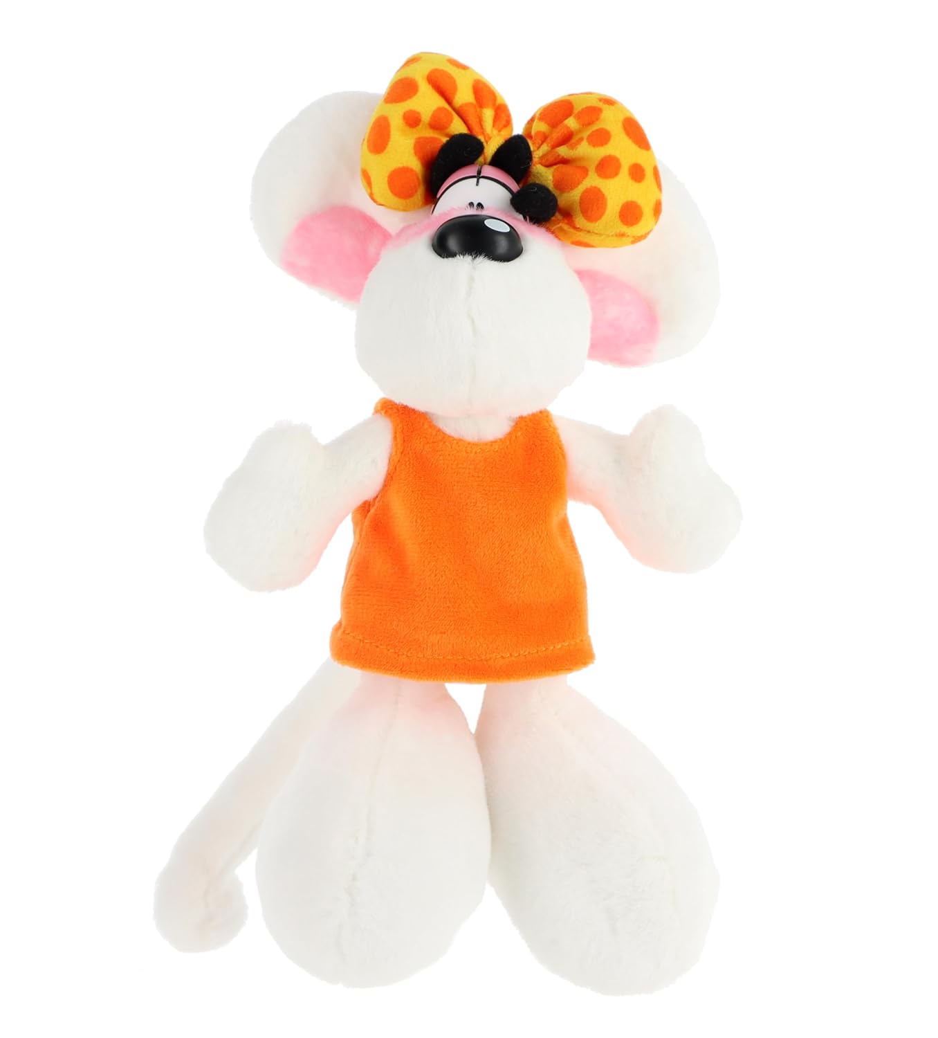 DIDDL — Peluche Diddlina robe orange 20 cm