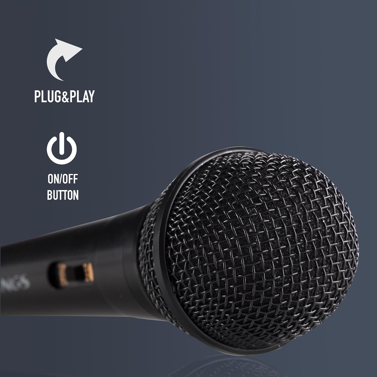 NGS Singer Fire — Microphone Dynamique avec câble 3 m – Image 2