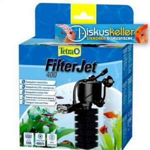 Tetra FilterJet 400 Filtre intérieur Puissant pour Aquarium avec oxygénation d'oxygène pour Aquariums jusqu'à 120 l