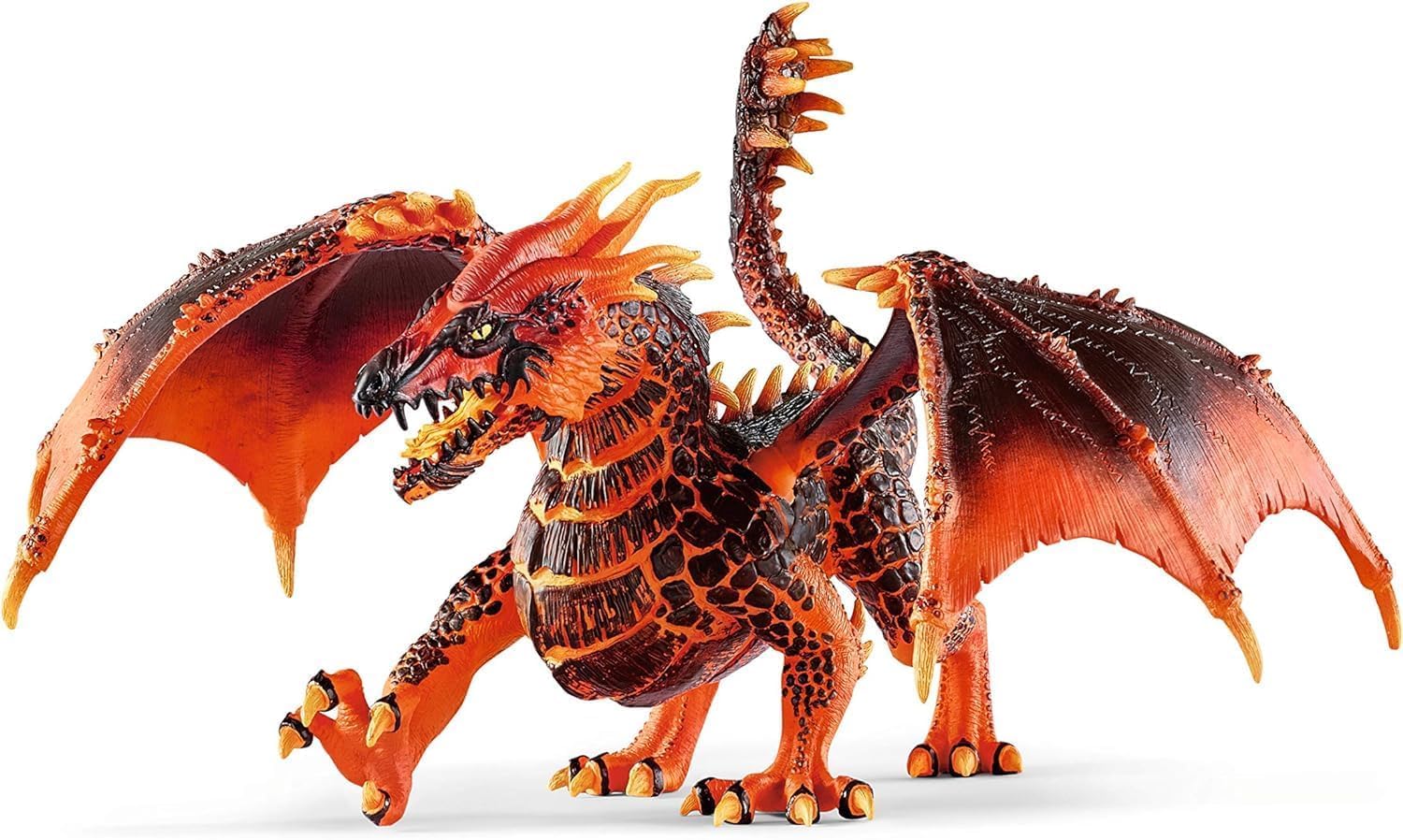Schleich ELDRADOR Creatures | Dragon de Lave 70138 | Figurine Monstre ELDRADOR avec Ailes et mâchoire Mobiles | Jouet Fantastique pour Filles et garçons dès 7 Ans | 20 x 14 x 15 cm