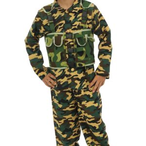P'tit Clown Costume soldat - enfant - 5/6 ans