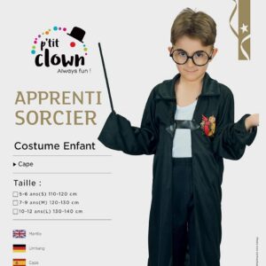 Alternative view of P'TIT CLOWN — Costume Apprenti Sorcier 10-12 ans