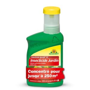 Neudorff Spruzit Insecticide Jardin Concentré - Combat les adultes, larves et œufs des pucerons, cochenilles et autres ravageurs. Action choc, 250 ml