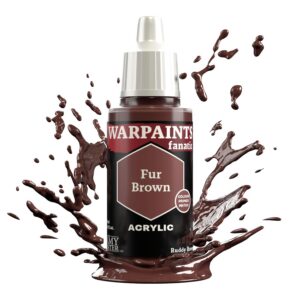 The Army Painter Browns & Neutrals Warpaints Fanatic Peinture acrylique 18 ml (marron fourrure)