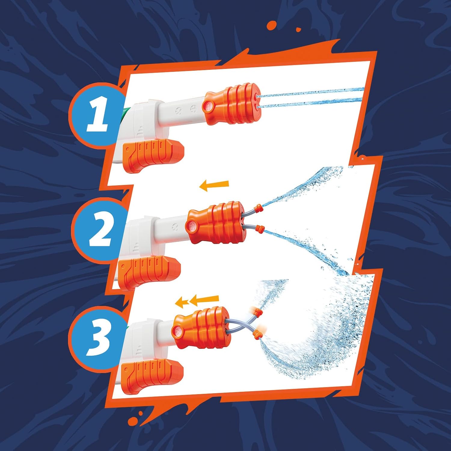 NERF Super Soaker Hydro Frenzy — Blaster à Eau 3-en-1 – Image 4