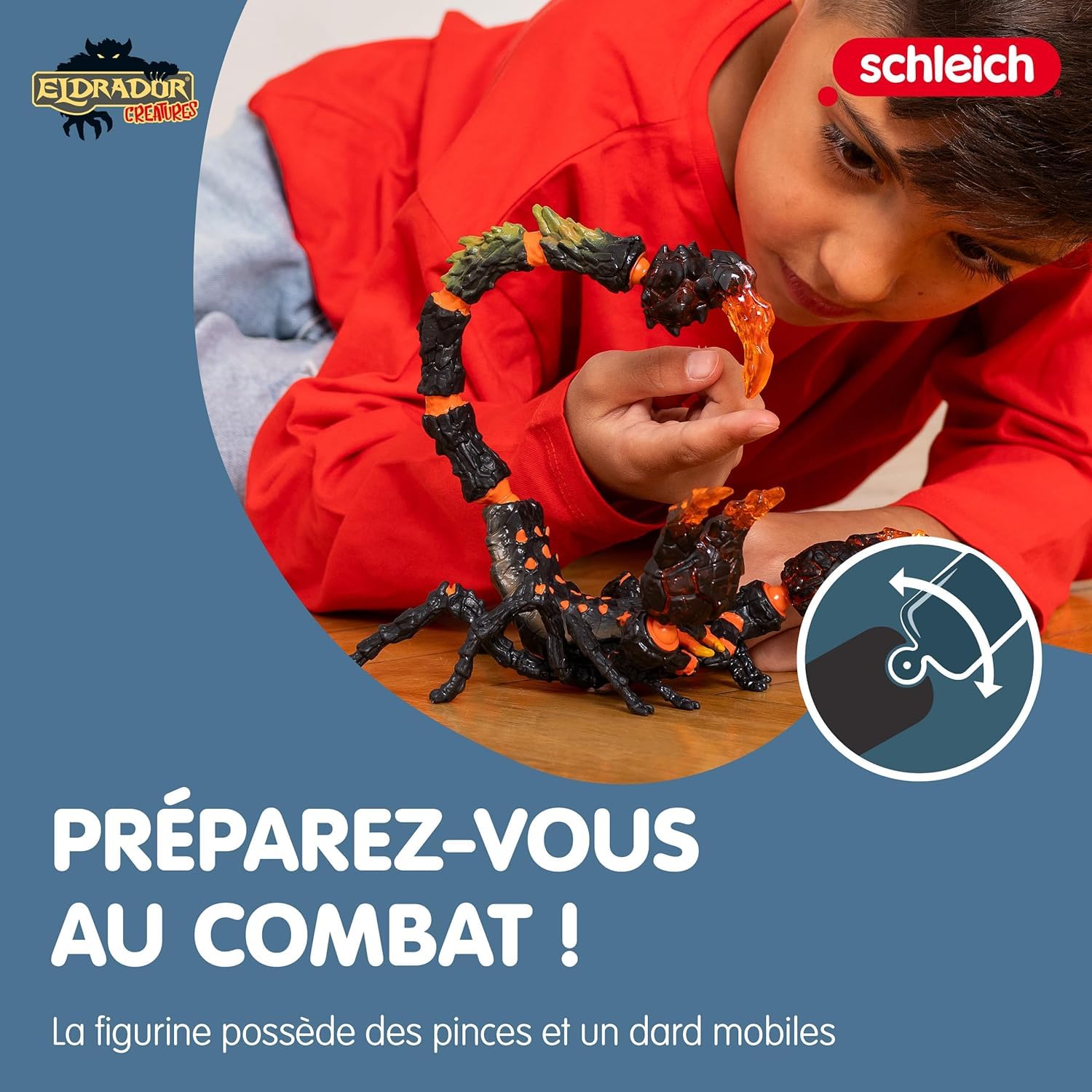 SCHLEICH Eldrador Creatures — Figurine Scorpion de lave – Image 2