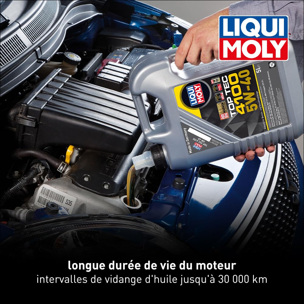LIQUI MOLY Top Tec 4100 — Huile moteur 5L 5W-40 – Image 2