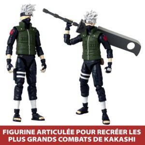 Alternative view of BANDAI Anime Heroes — Figurine Kakashi Hatake 17 cm