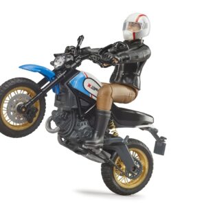 Alternative view of BRUDER Scrambler Ducati Desert Sled — Moto avec pilote