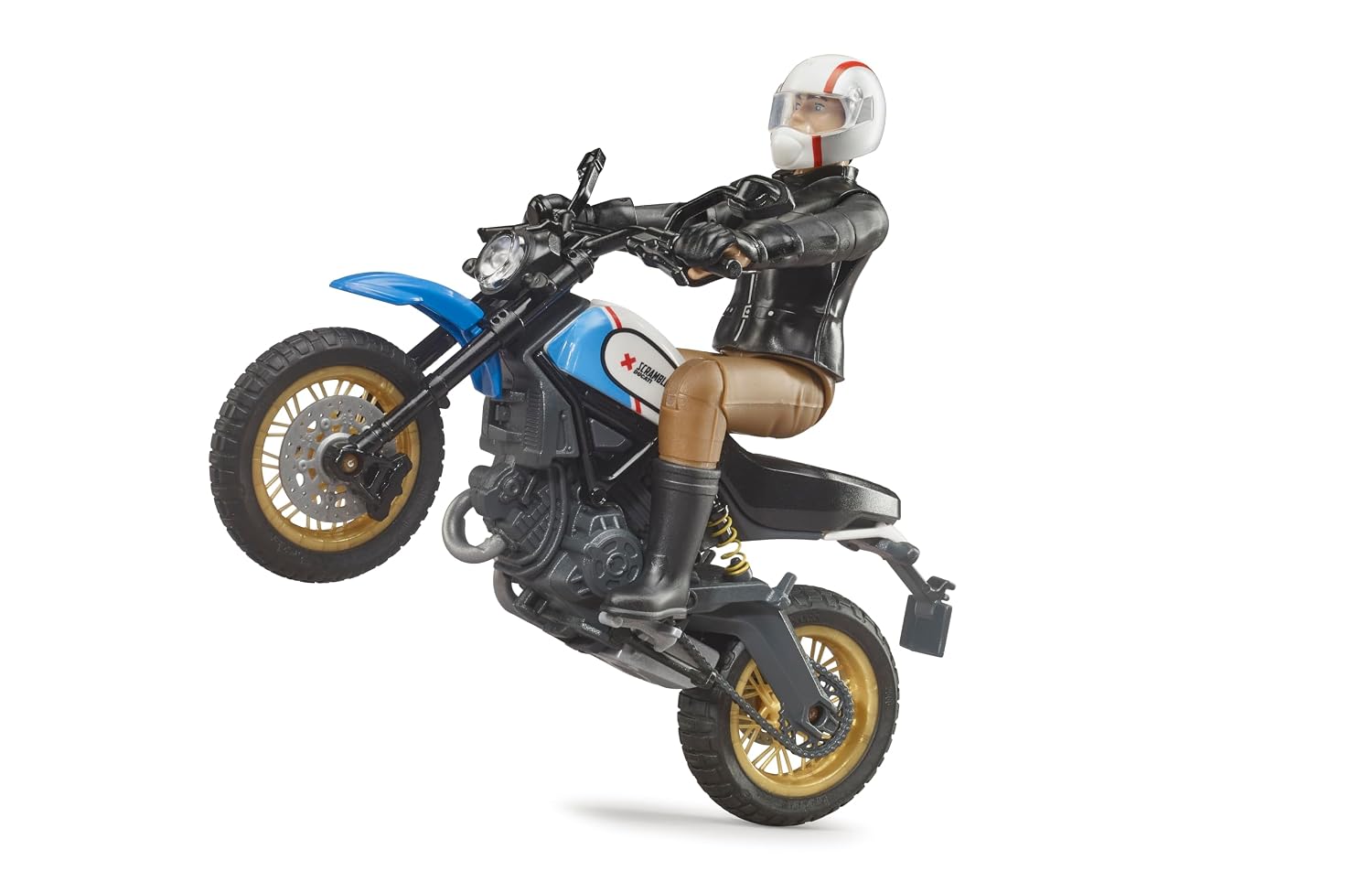 BRUDER Scrambler Ducati Desert Sled — Moto avec pilote – Image 2