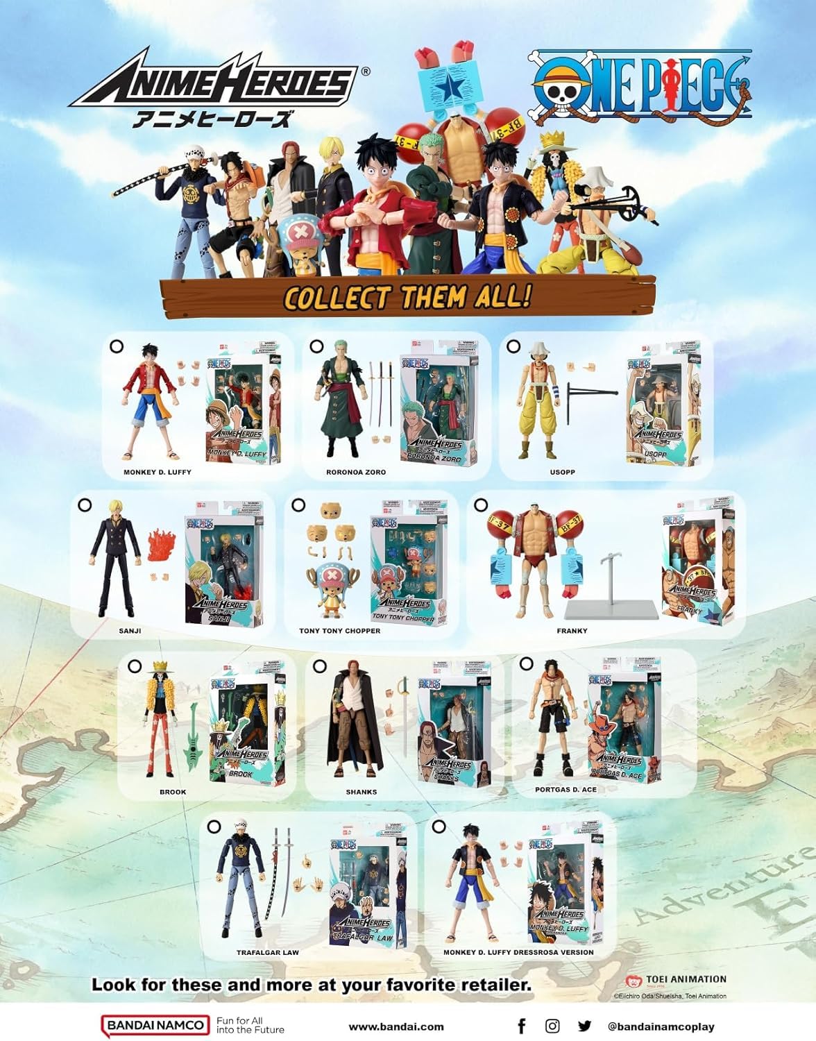 BANDAI Anime Heroes One Piece — Figurine Brook 17 cm – Image 7