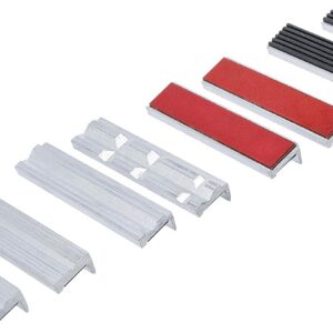BGS 8442-1 | Jeu de mors de protection pour étau | aluminium | 125 mm | 8 pièces