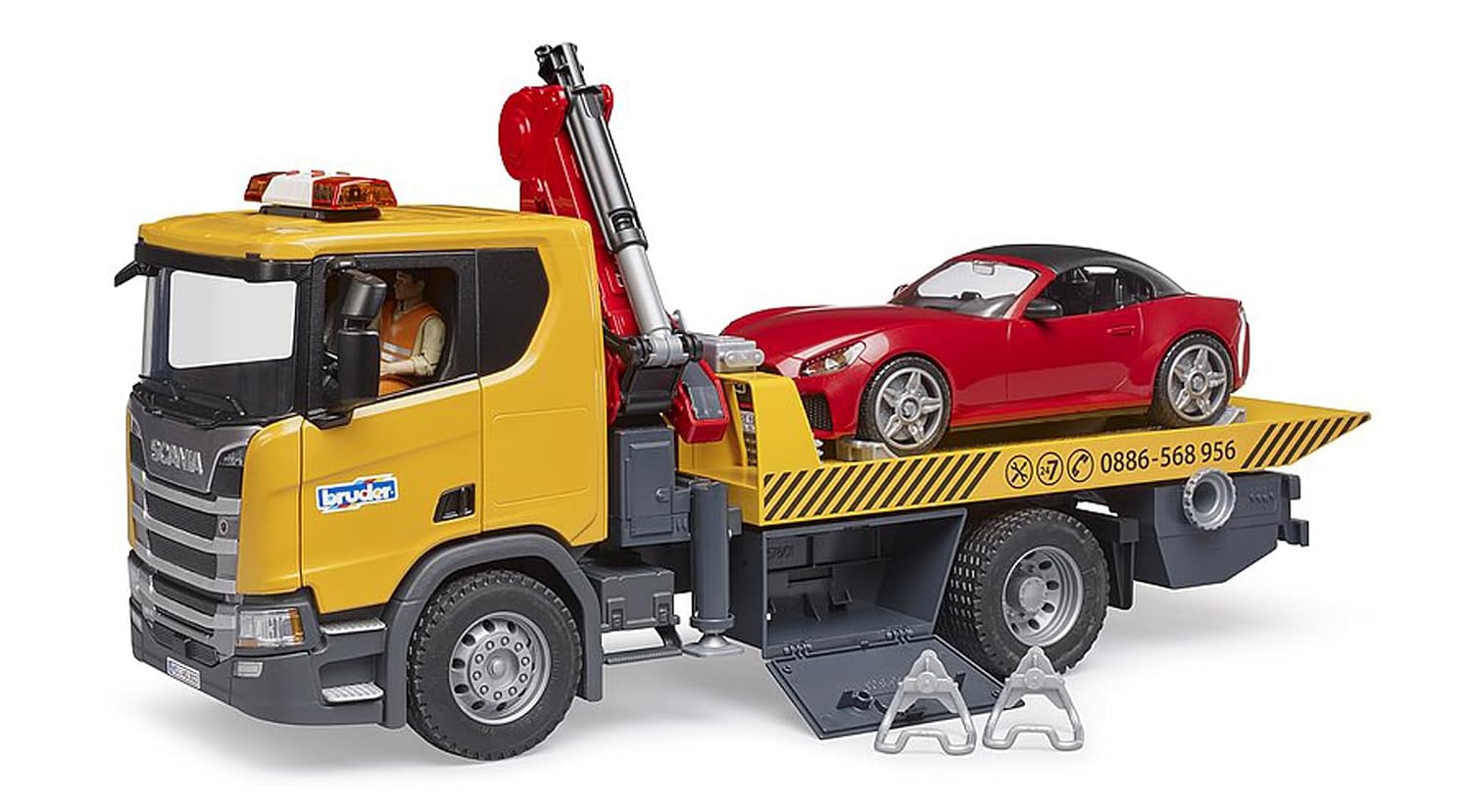 BRUDER Scania Super 560R — Camion de dépannage son et lumière – Image 3