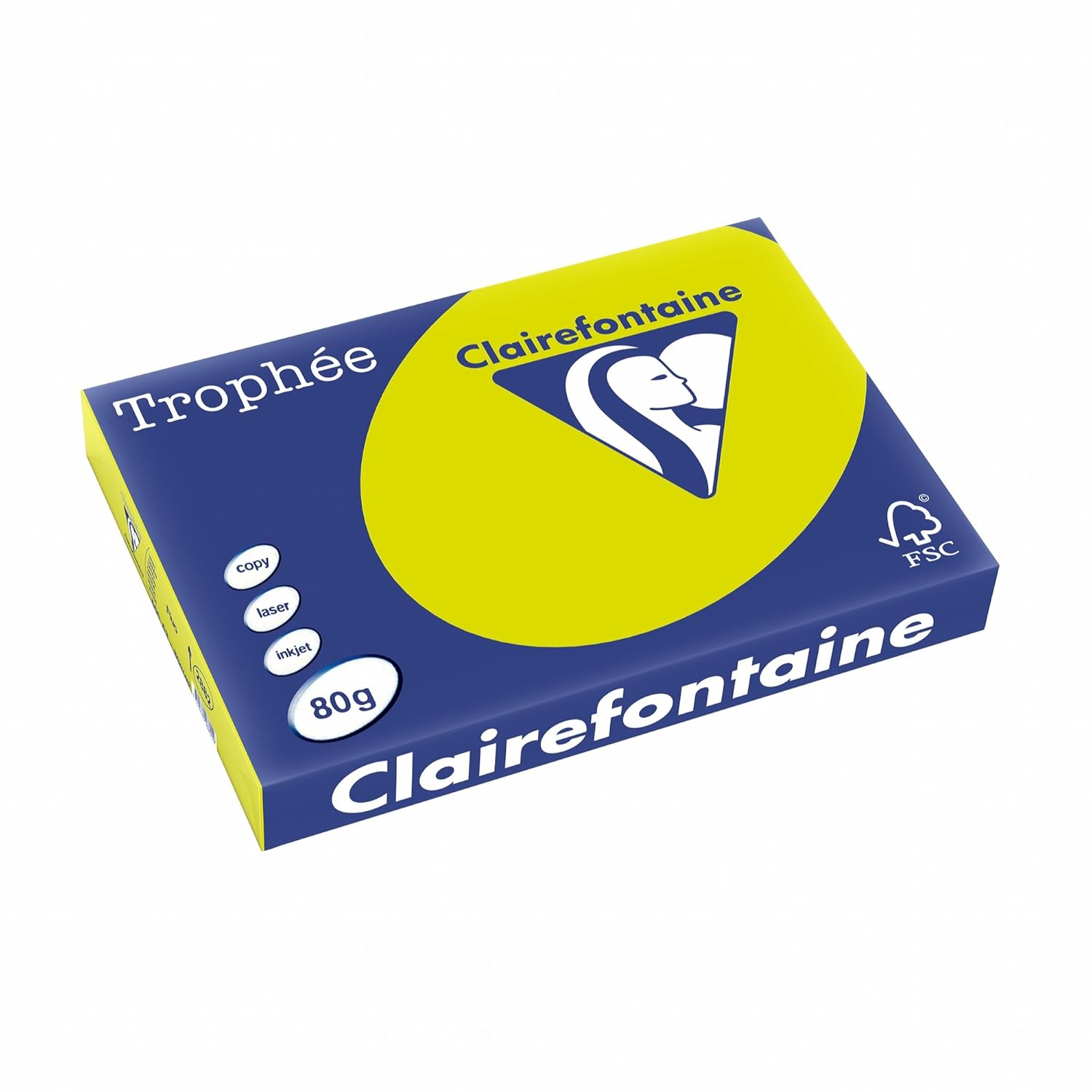 Clairefontaine Trophée – Rame de Papier, 80 g/m², 500 Feuilles