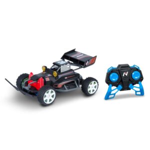 Nikko Buggy Télécommandé 1:18, 23 cm, 7,5 km/h, Phares Fonctionnels, Pour Intérieur et Extérieur