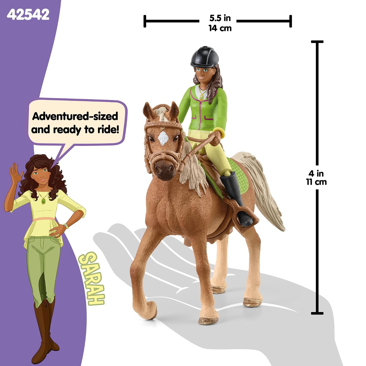 SCHLEICH Horse Club — Coffret Cavalière Sarah et Mystery – Image 5