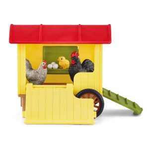 Alternative view of SCHLEICH Farm World — Poulailler mobile avec figurines