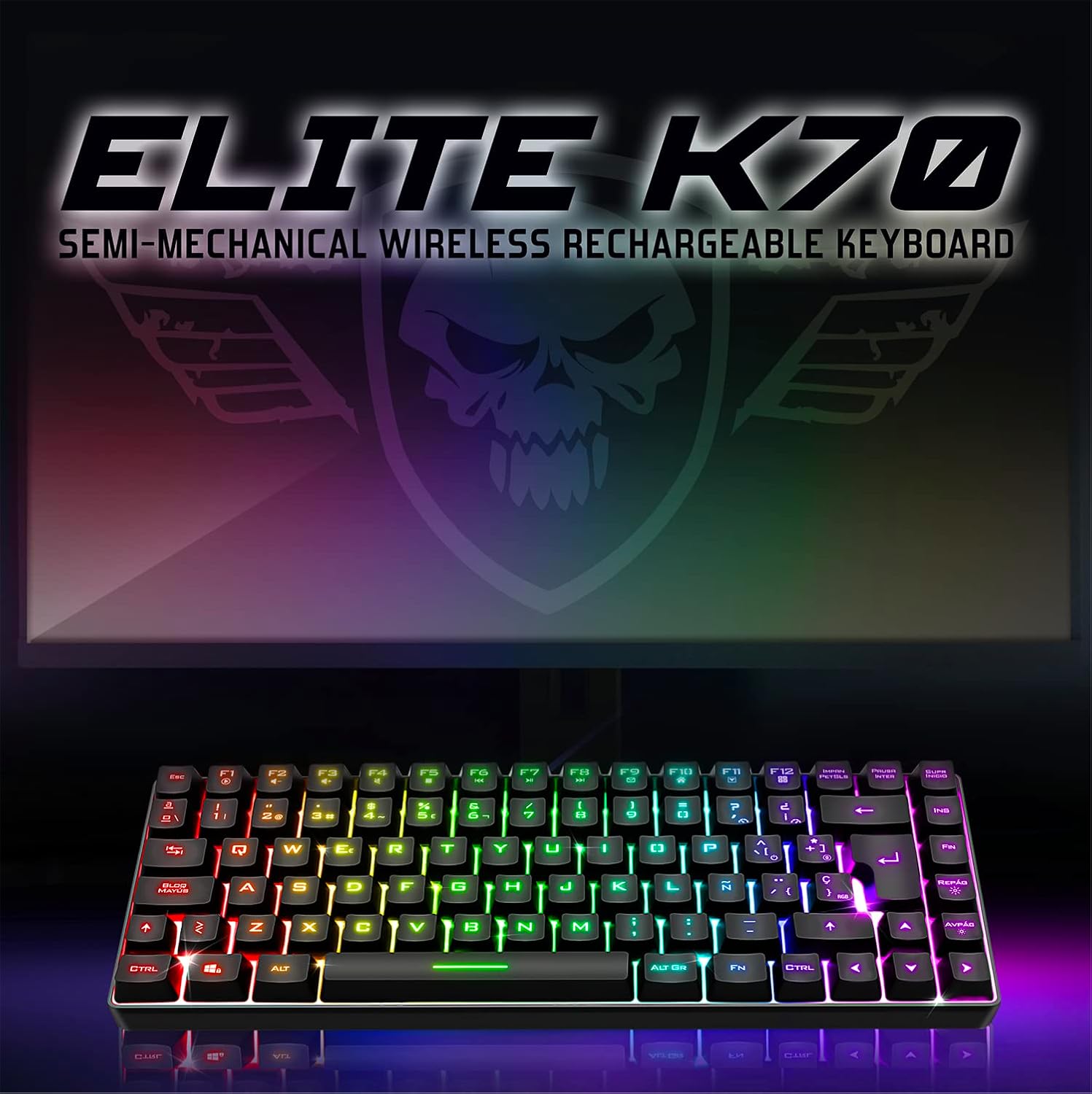 SPIRIT OF GAMER — Clavier Gaming Bluetooth RGB TKL 65% – Image 6