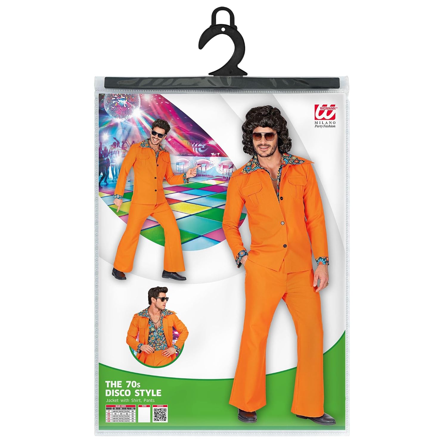 W WIDMANN MILANO — Déguisement Disco Années 70 Taille M – Image 4