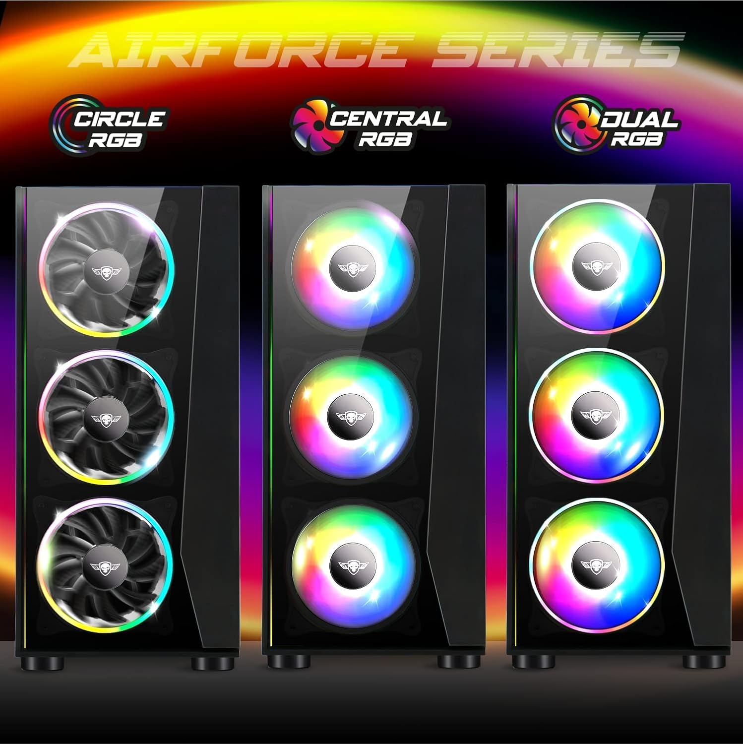 SPIRIT OF GAMER AIRFORCE Series — Ventilateur PC RGB 120 mm – Image 6