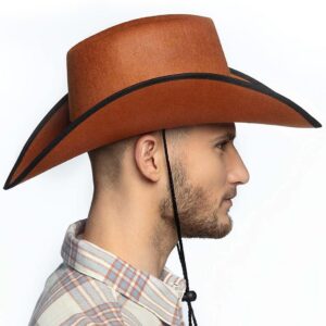 Alternative view of BOLAND Wichita — Chapeau de cowboy marron taille unique