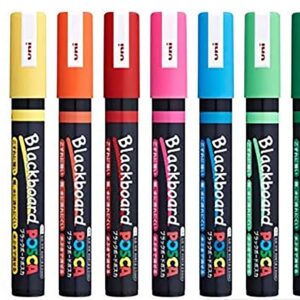 POSCA - Ensemble de marqueurs à peinture acrylique, 8 couleurs moyennes, PC-5M (PC5M 8)