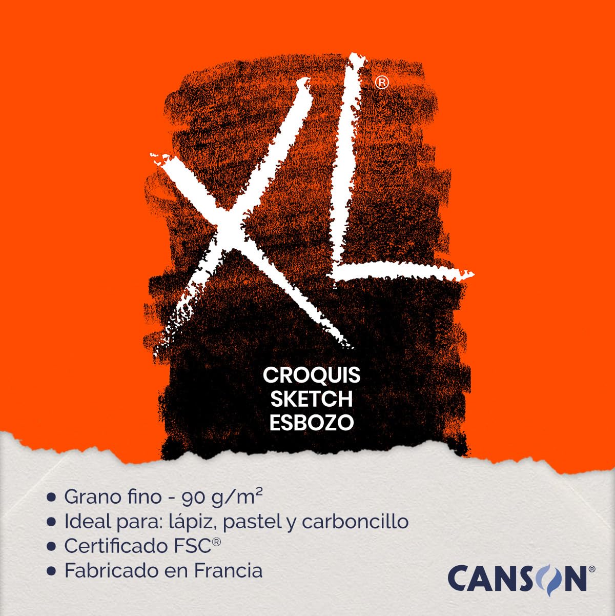 CANSON Croquis XL — Album de 60 Feuilles à Spirale – Image 4