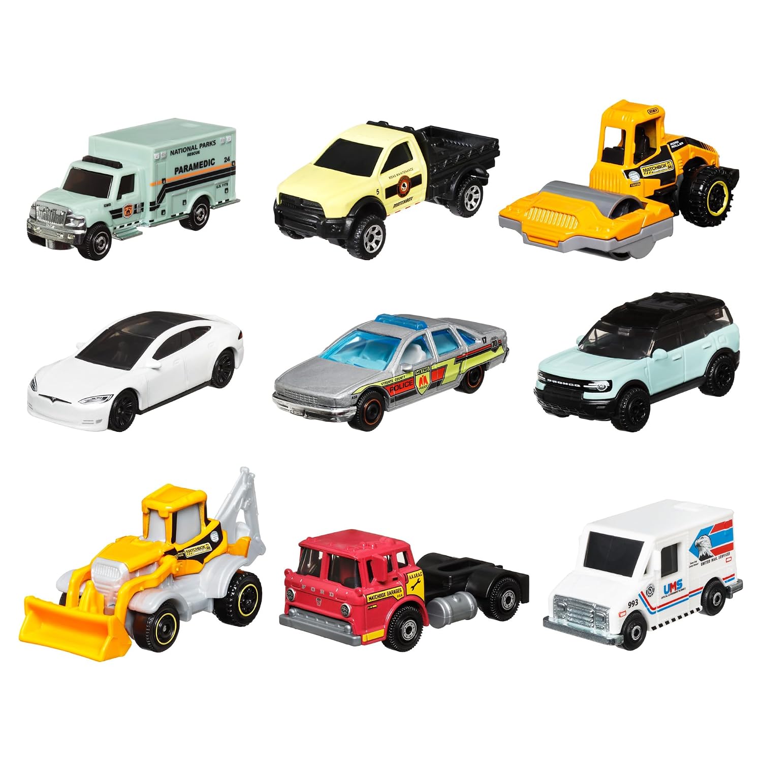 MATCHBOX — Coffret 9 Véhicules Miniatures – Image 6