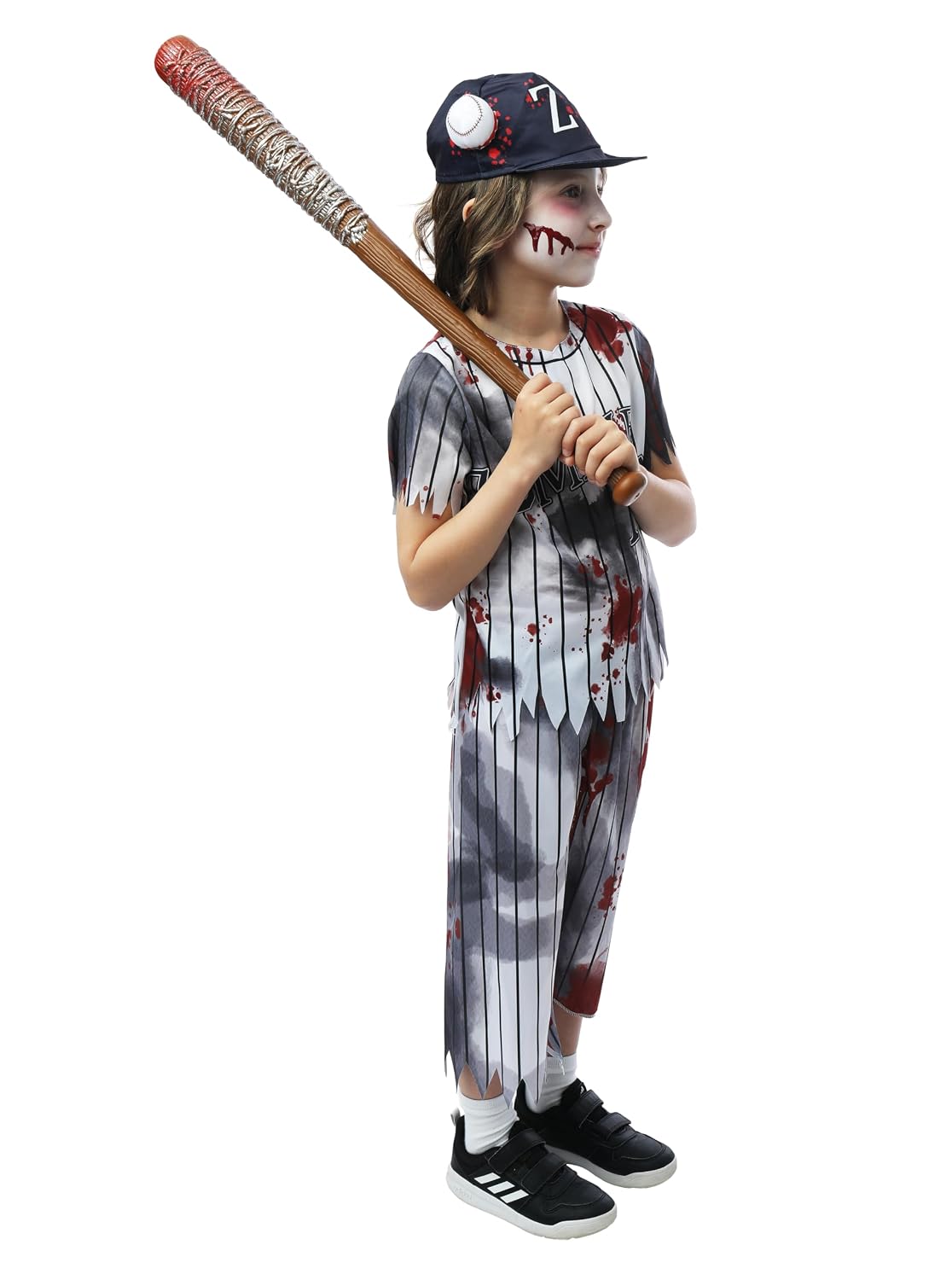 P'TIT CLOWN — Fausse Batte de Baseball Ensanglantée 73 cm – Image 3