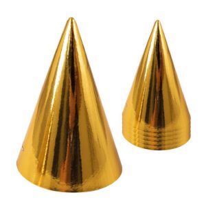 P'TIT CLOWN - Chapeaux Pointus en Carton - Lot de 6 - Accessoires Festifs Idéaux pour Anniversaires et Fêtes