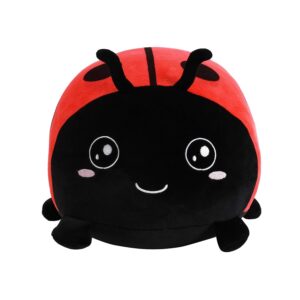 I-TOTAL® - Coussin Décoratif Sympa pour Lit/Canapé Souple (Coccinella)