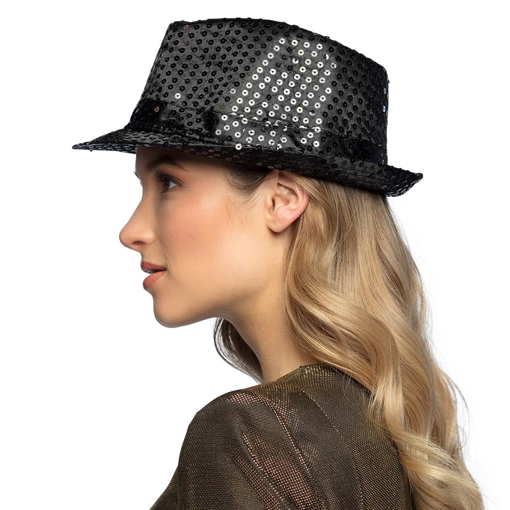 BOLAND — Chapeau à Paillettes Noir – Image 3